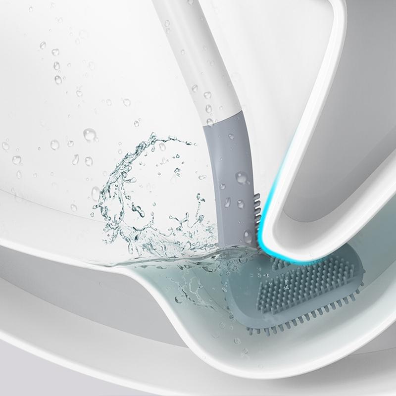 Rynx | Long Handle Flexible Silicone Golf Toilet Brush