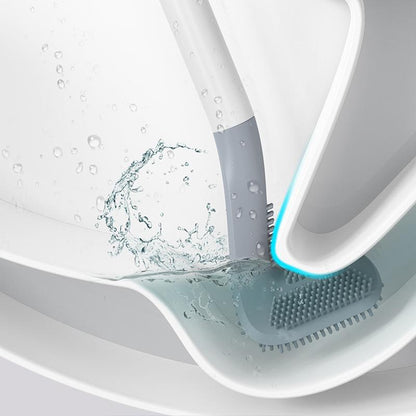 Rynx | Long Handle Flexible Silicone Golf Toilet Brush