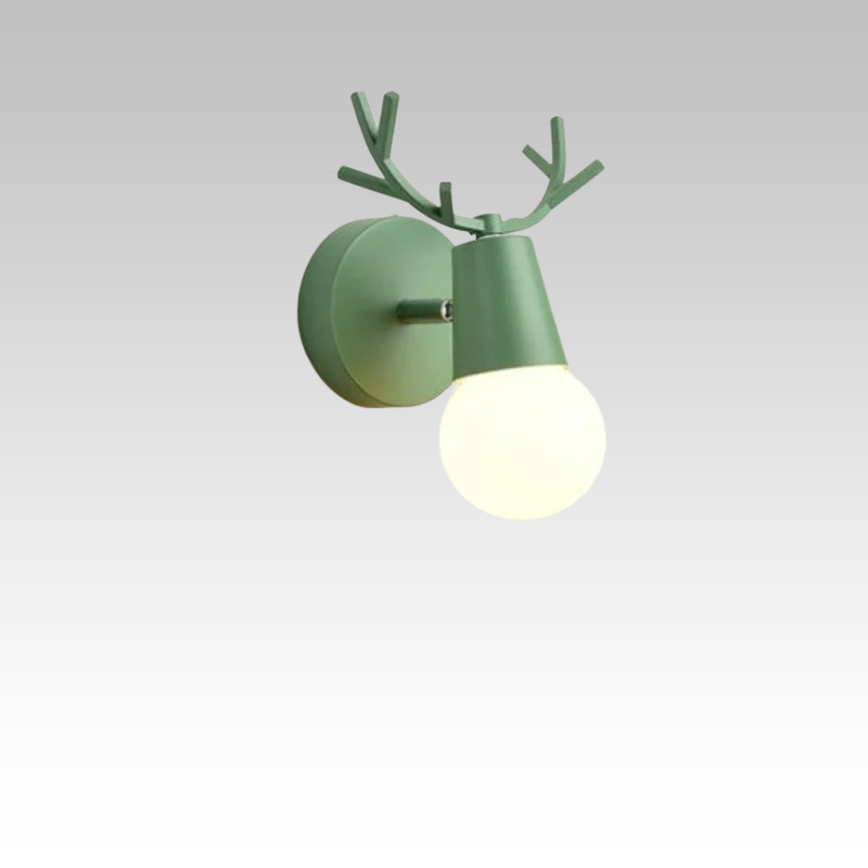 Rynx | AntlerGlow - Modern Adjustable Children's Room Wall Lamp