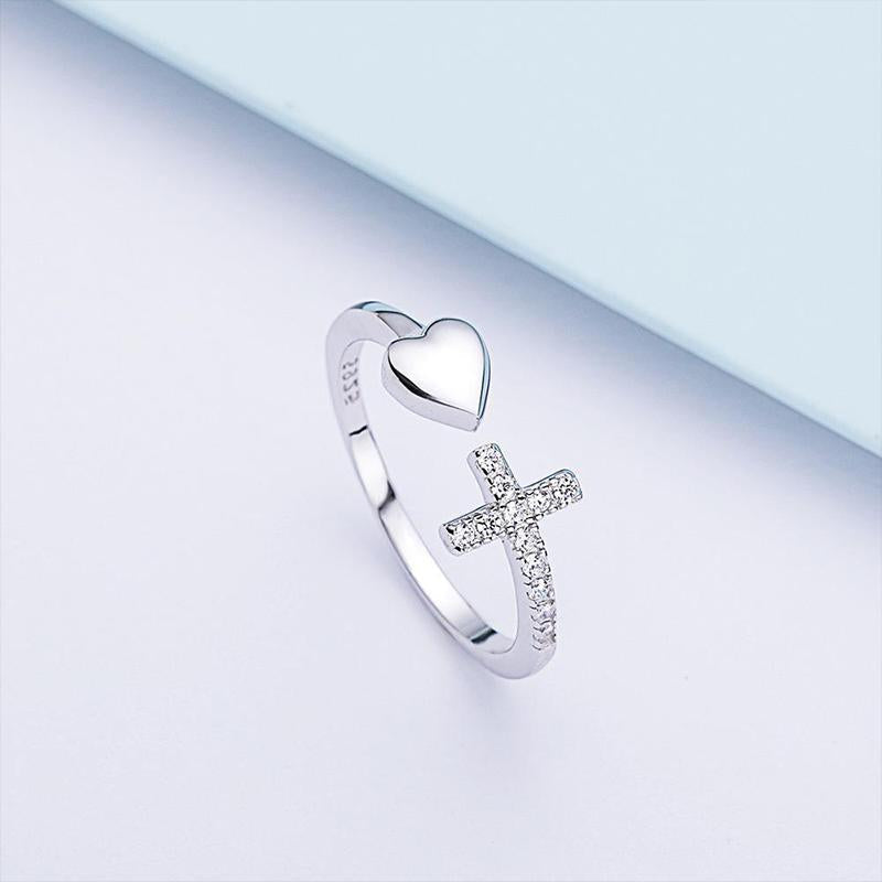 RYNX | Love S925 Sterling Silver Cross Ring