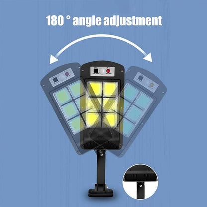 Rynx | 200w Outdoor Solar LED Lamp With Remote Control, Motion And Twilight Sensor