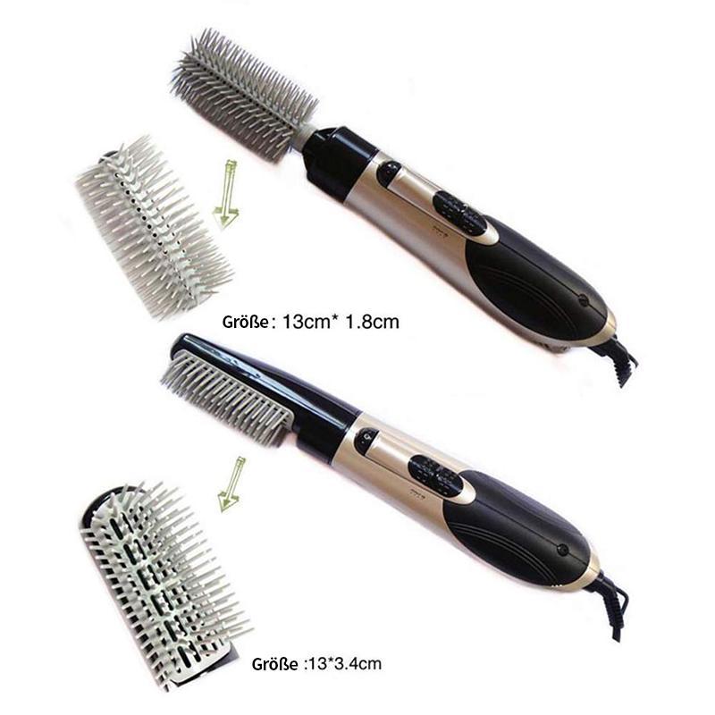Rynx | 7in1 Professional multifunctional styling tools wide brush hair dryer straightener comb clip pipe roller brush