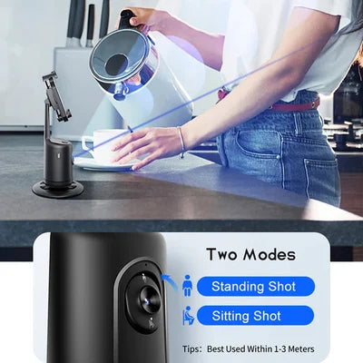 RYNX | 📸360° Rotation Smart Auto Face Object Tracking Holder