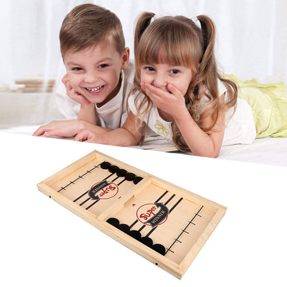 Rynx | Playfun - Double-Sided Sling Puck Board Game - Family Fun For Everyone