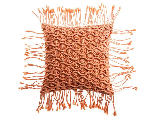 Rynx | Macrame Tassel Pillow Cover, Handmade Pillow Cover