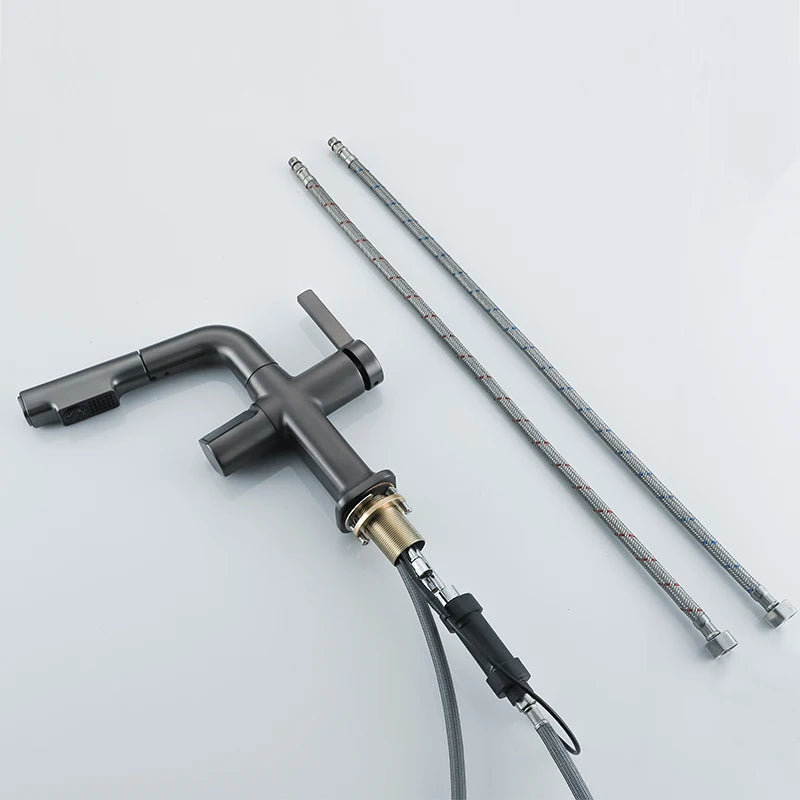 Rynx | Elegant House Brass Aqua View Bathroom Digital Faucet