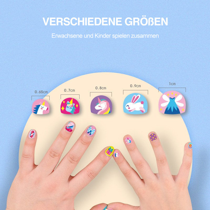 Rynx | Nail Sticker Set for Kids (520 Pieces)