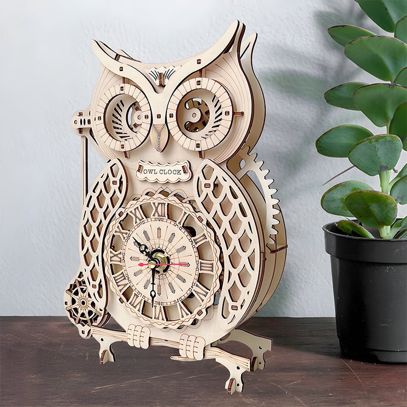 Rynx | Super mechanical wooden model puzzle set🦉