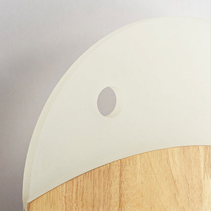 Rynx | Fynnora Nordic Wall Lamp | Oak & Acrylic | Minimalist Fish Design | LED Lighting