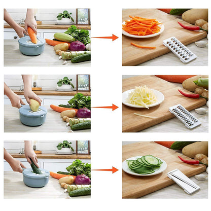 Rynx | 9 in 1 Multifunctional Vegetable Slicer Set