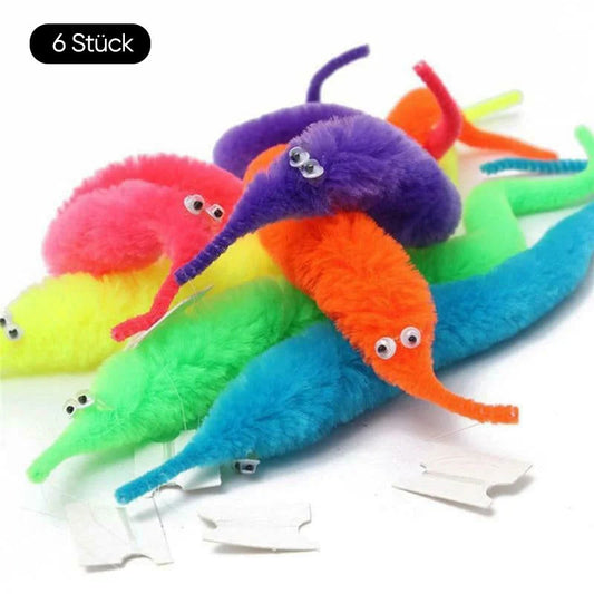 Rynx | Twisted fuzzy worm toy