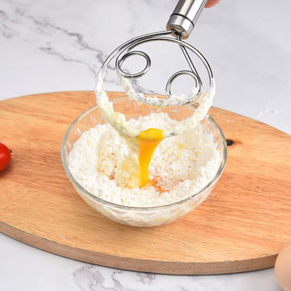 Rynx | Stainless Steel Dough Mixer for Easy and Clean Baking