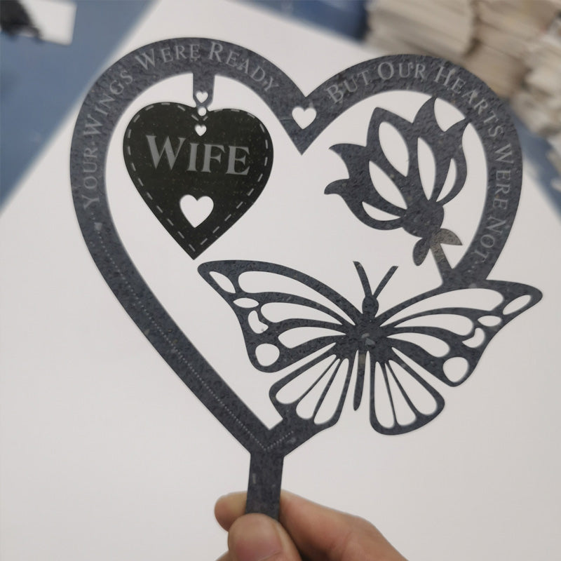 Rynx | Memorial Gift Butterfly Ornament - Garden Memorial Plaque