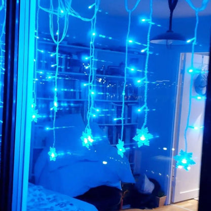 Rynx | Curtain Snowflake Led String Lights