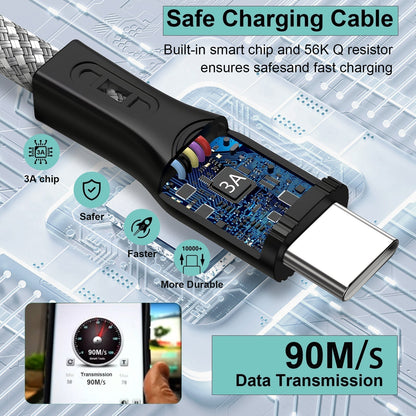 RYNX | Tangle-free magnetic charging cable: Strong magnet and fast charging