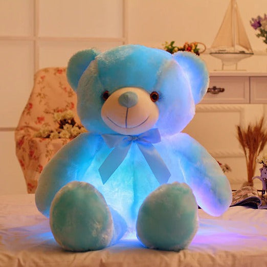 Rynx | Glowbuddy - Cozy-friendly LED Nightlight - Safe & Atmospheric Blue 32 cm