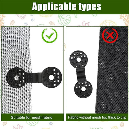 Rynx | Shadow fabric plastic clamps, sun protection net clamps for greenhouse outdoor garden