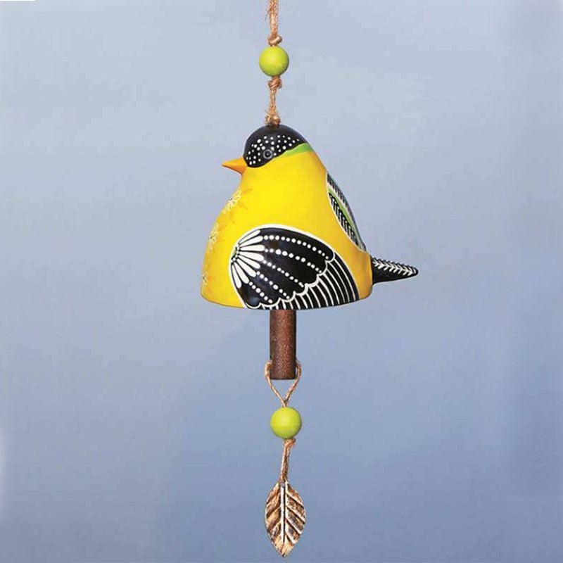 Rynx | Ceramic Bird Wind Chime Singing Bell Garden Yard Home Decor
