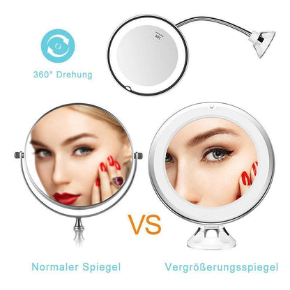 RYNX | Magnifying Makeup Mirror With Light Suitable For Makeup With High Precision