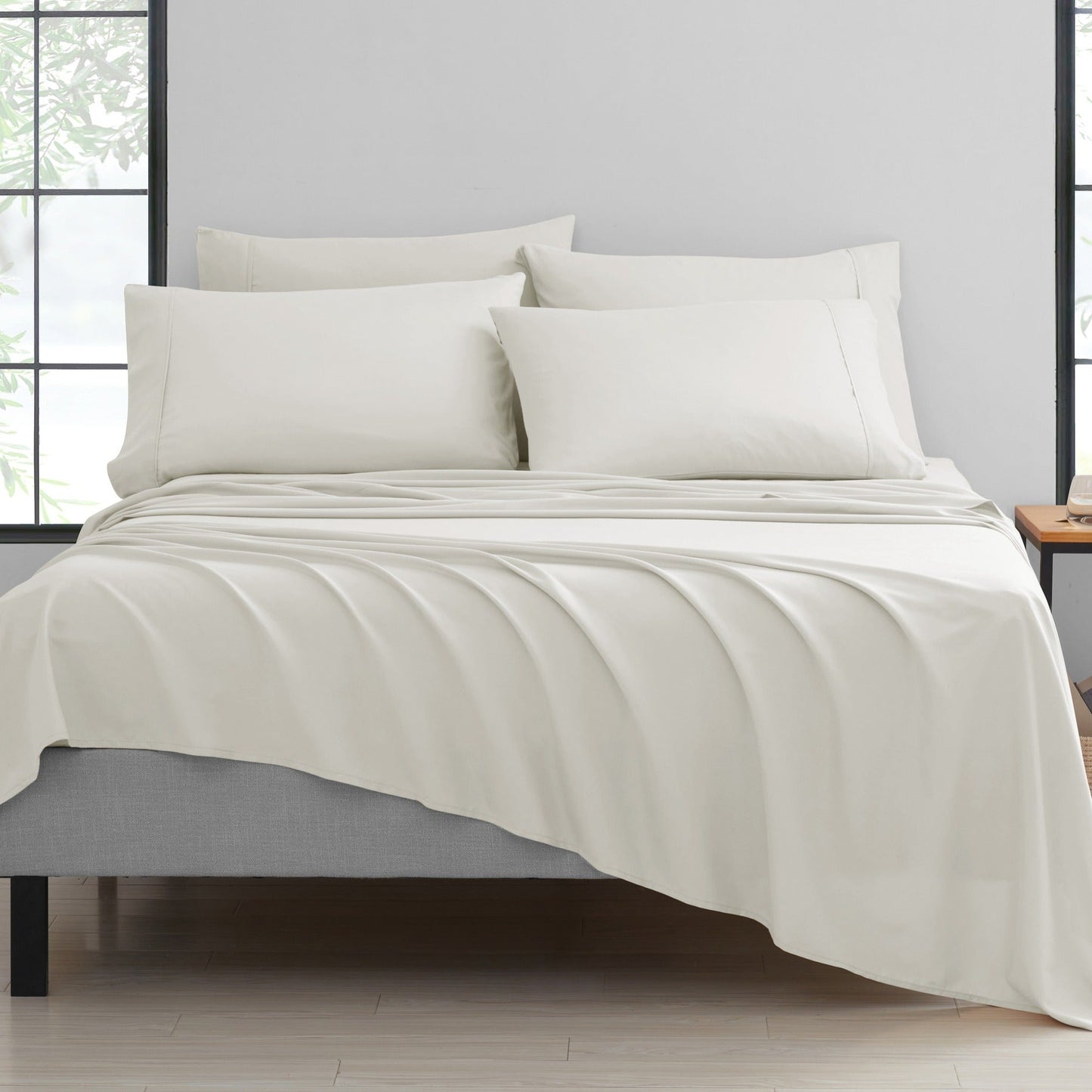 Rynx | Bamboo 2000 Thread Count 6-Piece Luxury Sheet Set - Organic, Cooling, 16 Inch Deep Pocket, Egyptian Luxury with Bonus Pillowcases - Shrink and Fade Resistant