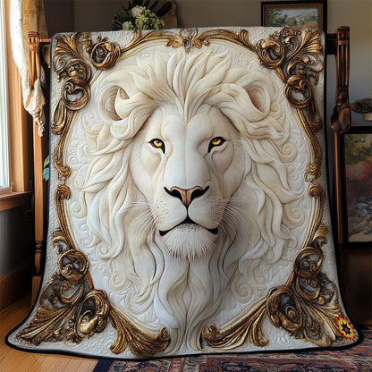 Rynx | Royal White Lion Quilt