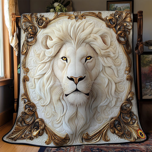 Rynx | Royal White Lion Quilt