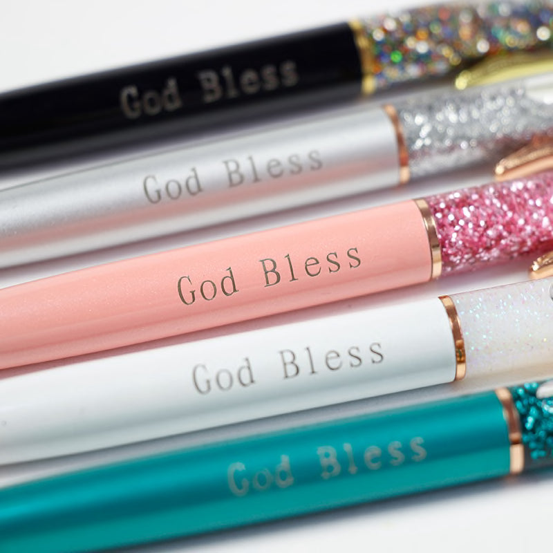 Rynx | 1Pc New Gold Foil Pens Metal Ballpoint Pens Office Birthday Gifts Ballpoint Pen Engraved Names Private Laser Customize Logo Pen