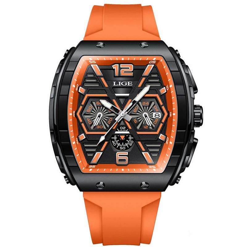 Rynx | Luxurious Square Waterproof Chronograph Watch