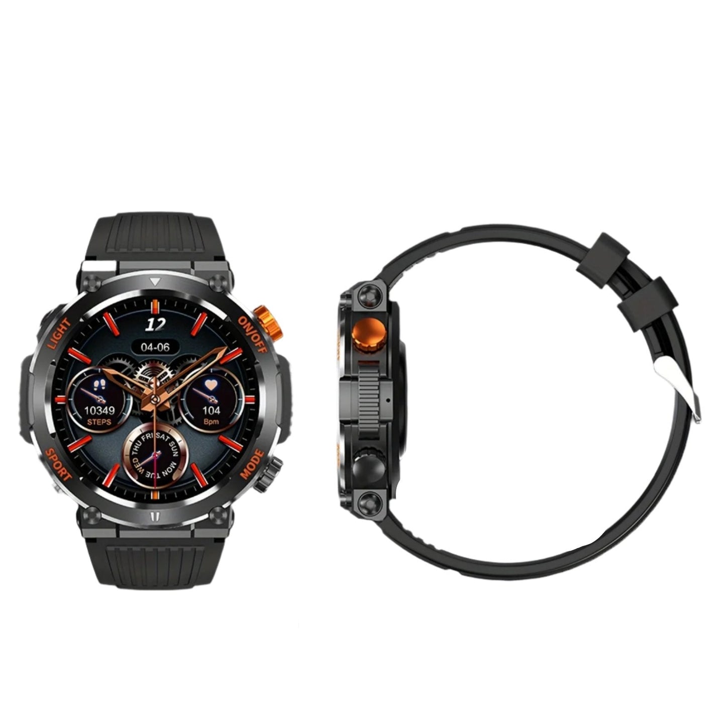 Rynx | Jacket - Waterproof Smartwatch with LED Flashlight and Sleep Monitor
