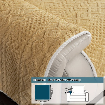 Rynx | 1pc Sofa Slipcover - Pet Dog Friendly, Fuzzy Non-Slip, Breathable Sofa Cover for Bedroom, Office, Living Room Decor