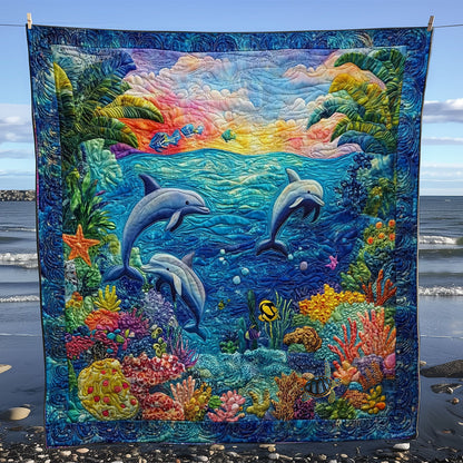 Rynx | Dolphin Family Blanket