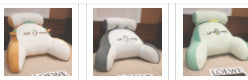 Rynx | Soft fluffy triangular reading pillow