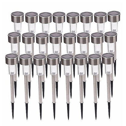 Rynx | Stainless Steel Outdoor Solar Light for Path - Waterproof, LED Landscape Lighting Solar Powered Lights Solar Garden Lights for Walkways Patio Garden
