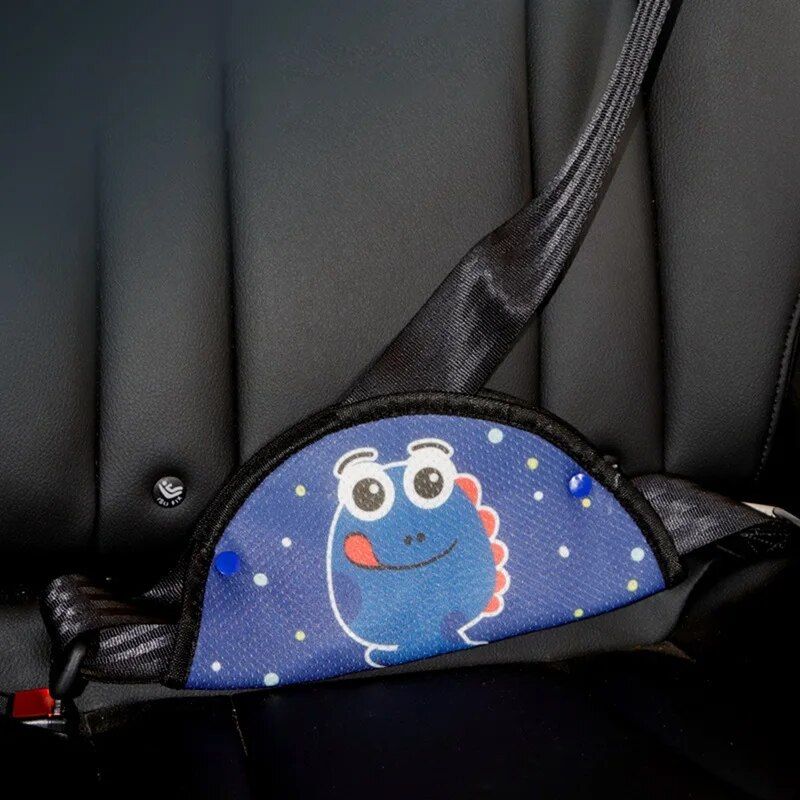 Rynx | Children's Cartoon Safety Seatbelt Cushion and Adjustment Set