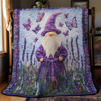 Rynx | Purple Meadow Gnome Blanket