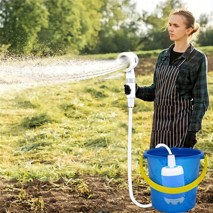Rynx | Portable USB Watering Device - Adjustable Pressure for Outdoor Bathing, Car Cleaning and Plant Watering