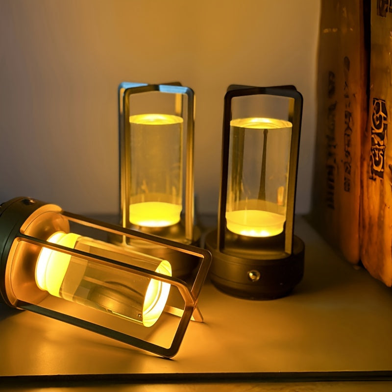 Rynx | LumiCrystal - Rechargeable LED Crystal Table Lamp with Touch Control Panel