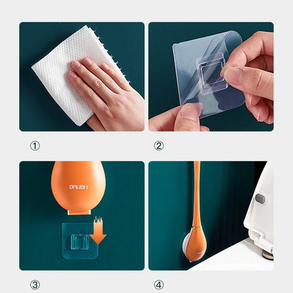 RYNX | Modern Flexible Silicone Toilet Brush