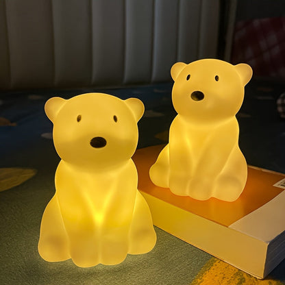 Rynx | PolarGlow - Cartoon Polar Bear Night Light with LED Uplight
