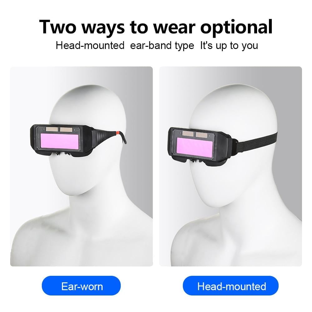 Rynx | Auto-dimming welding glasses — safety goggles with solar-powered lenses