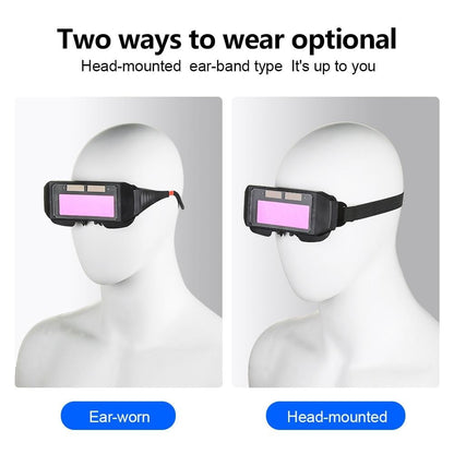Rynx | Auto-dimming welding glasses — safety goggles with solar-powered lenses