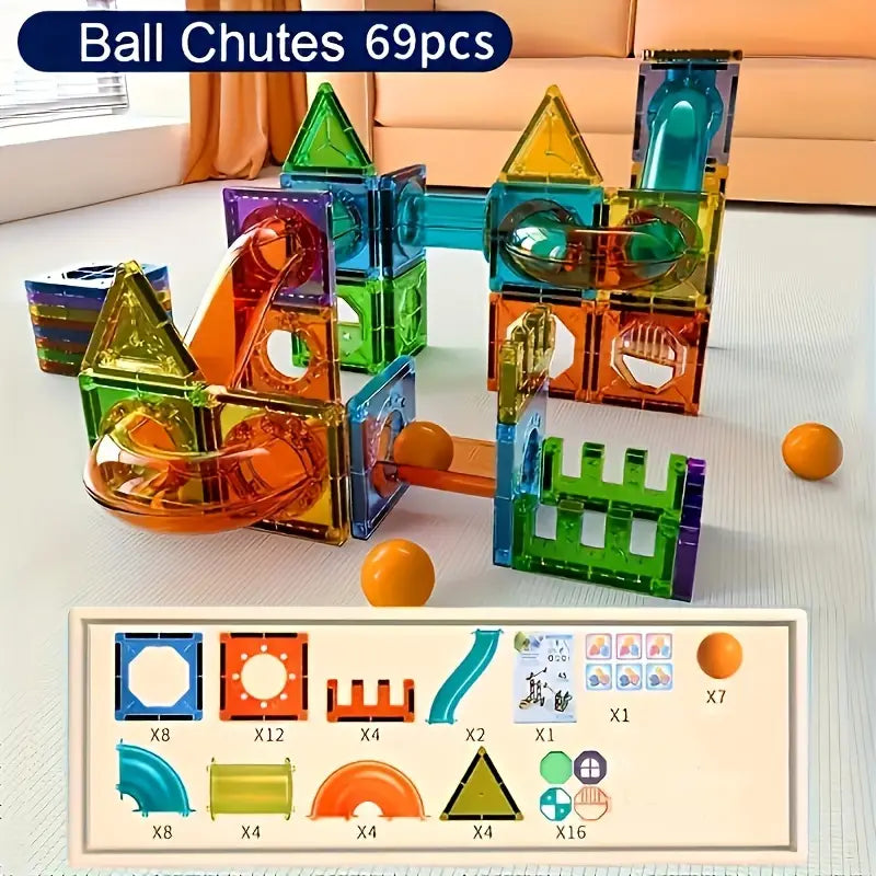 Rynx | Magnetic Building Blocks Set - 69 Pieces Adventure Create