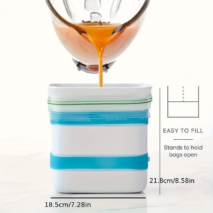 Rynx | Versatile Freezer Food Block Maker - Ideal for Leftovers, Soups, Sauces and Smoothies - Durable ABS Material Kitchen Gadget