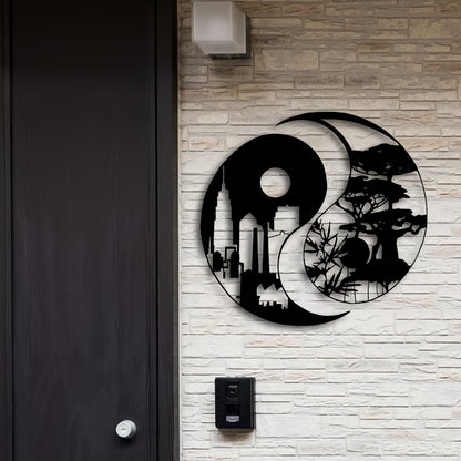 Rynx | YinYangArt - Elegant Yin Yang Metal Wall Art Set
