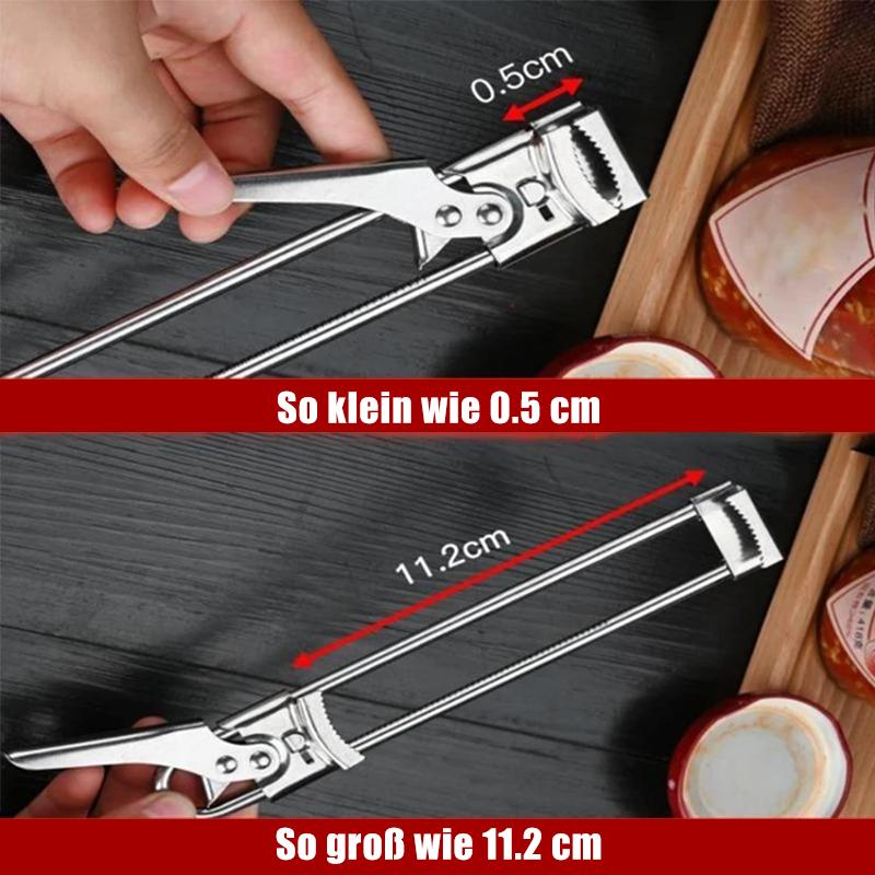 Rynx | Adjustable multifunctional can opener made of stainless steel