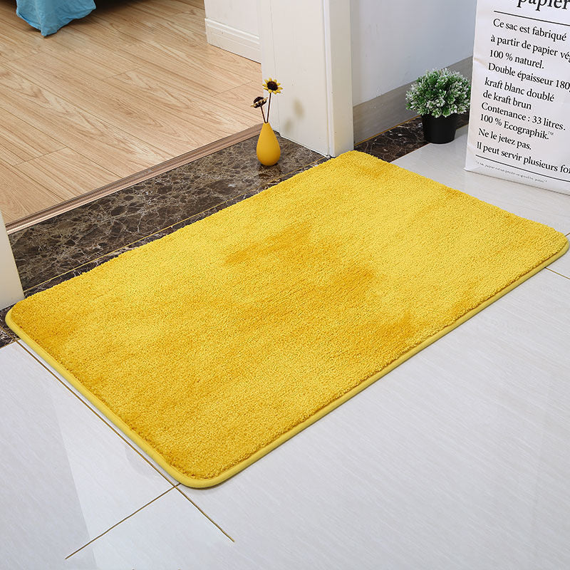 Rynx | Blue solid woven bath mat