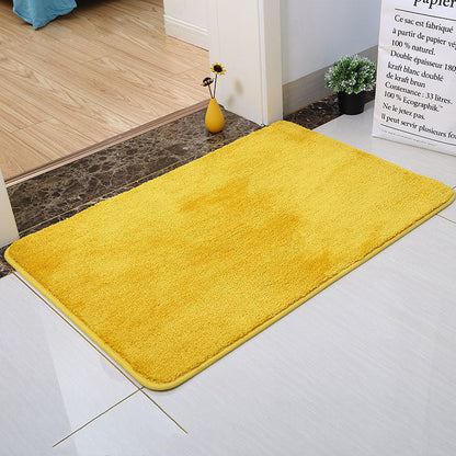 Rynx | Blue solid woven bath mat