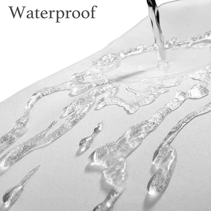 Rynx | Home Black Raindrop Shower Curtain Sets with Hooks for Bathroom Bathtubs Decor