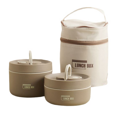Rynx | IsoPro™ Multi-layer Insulated Lunch Box | Thermo Box for Hot and Cold Dishes | FREE Carry Bag