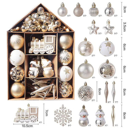 Rynx | 70-piece Set: Christmas Tree Decorations Christmas Balls